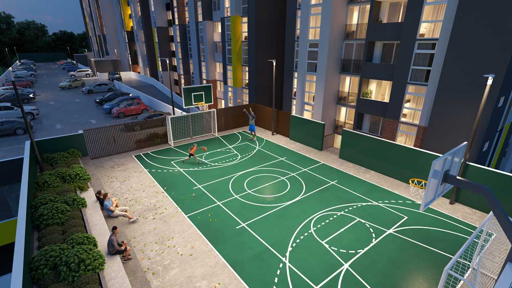 Área de juegos infantiles en San Nicolás del Bosque